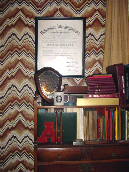 Law Degree and Altamont High School Letter of Charles Wright III 